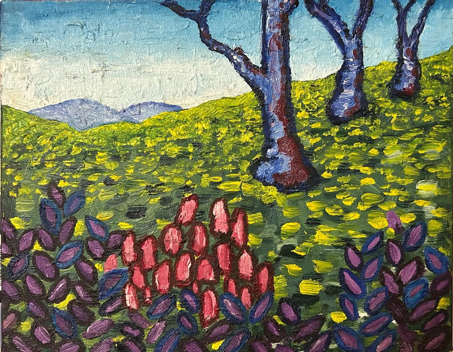 The winter berries guard the forest
